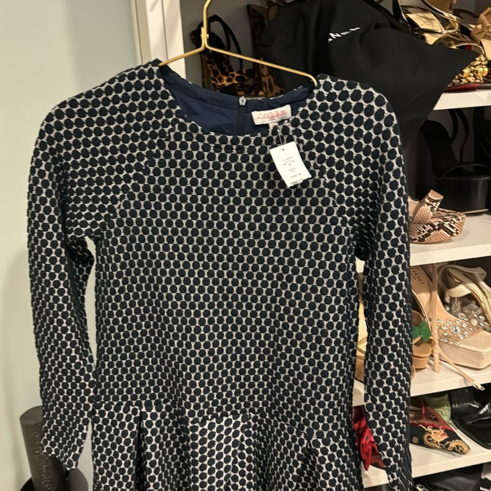 Lili Gaufrette Never-worn.Orig $166.00. Great quality fall/winter dress sz 12